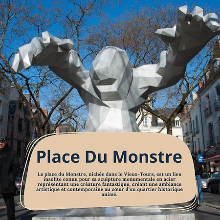 L'Oeillet - Place Plumereau Tours Bagian luar foto